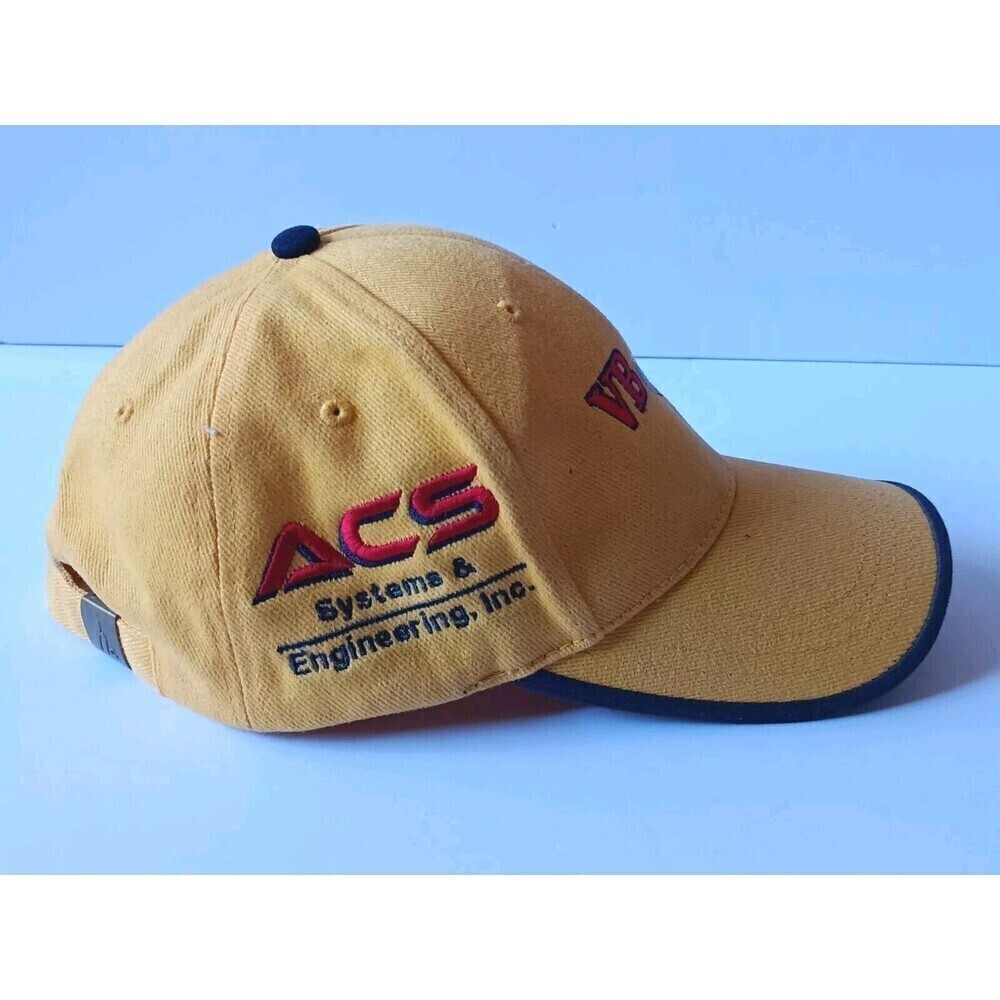 PGA Tour Golf Hat Men's Adjustable Autographed Yellow Embroidered - Picture 9 of 10
